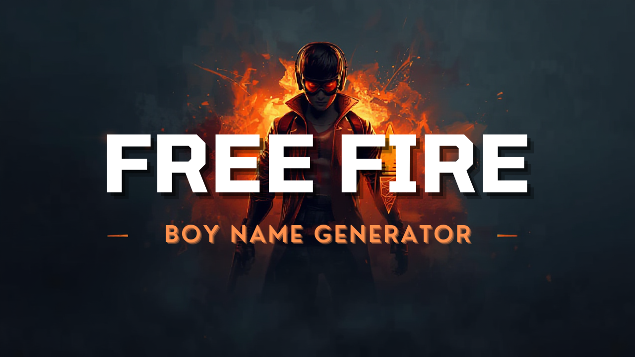 Free Fire attitude name generator for boys with stylish fonts, symbols and Unicode characters